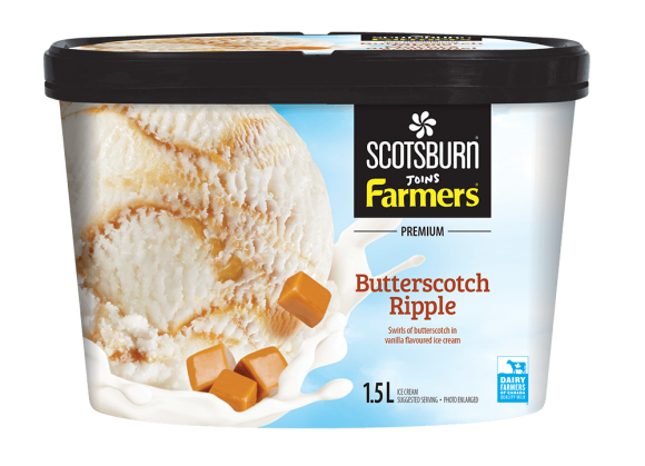 Butterscotch Scotsburn joins Farmers Ice Cream