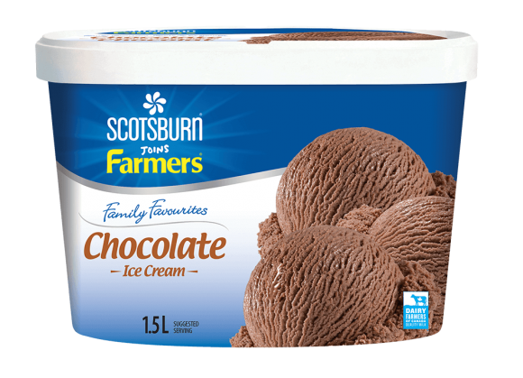 Chocolate Family Scotsburn joins Farmers Ice Cream