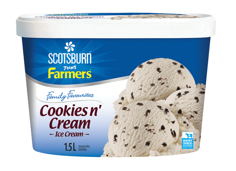 Cookies N Cream Scotsburn joins Farmers Ice Cream