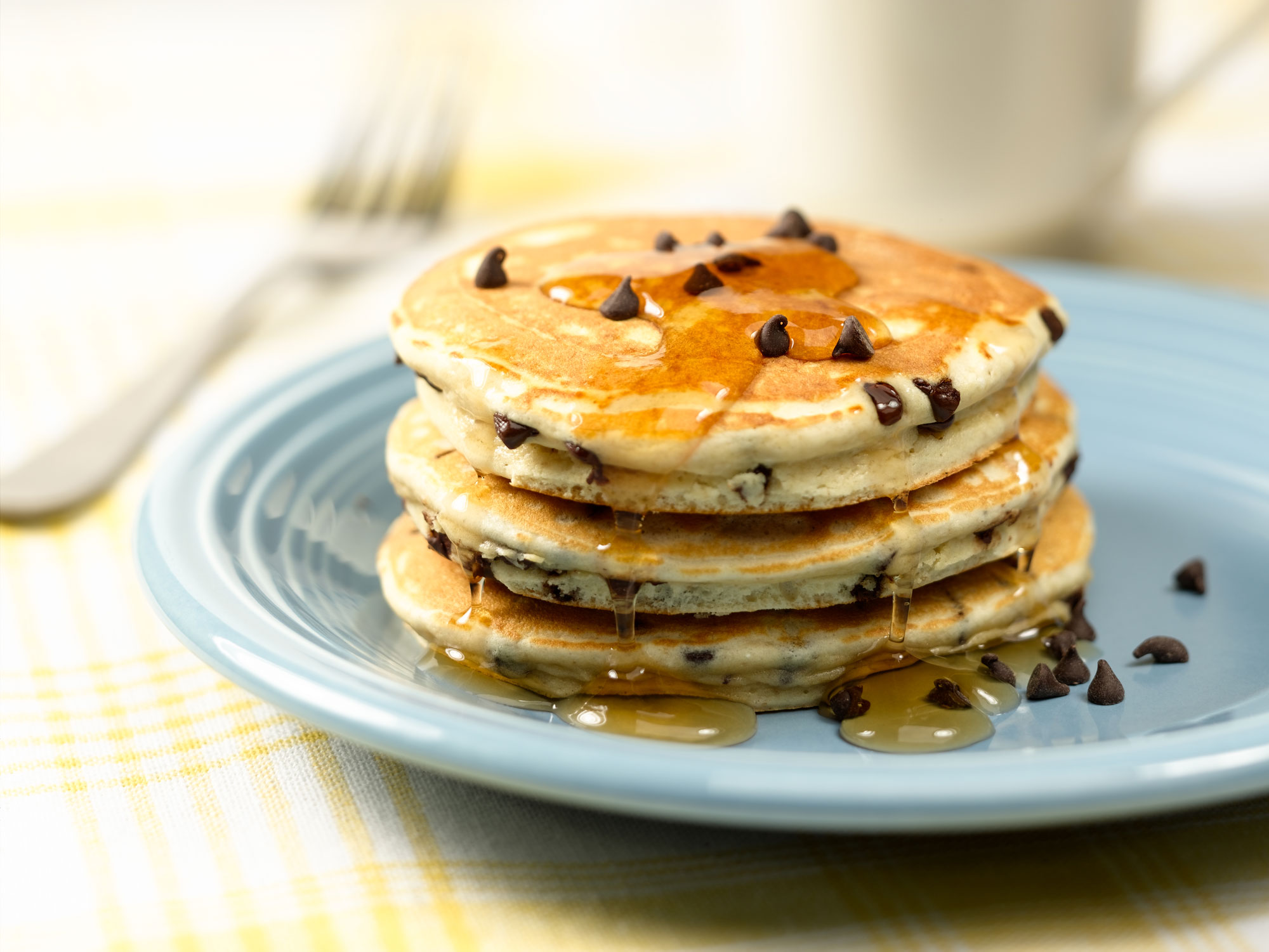 Chocolate Chip Eggnog Pancakes Farmers Dairy