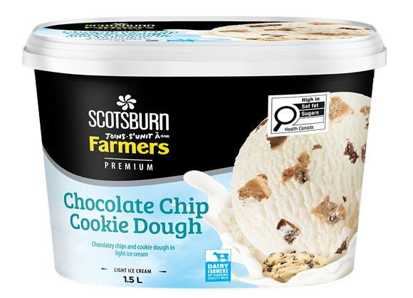 Chocolate Chip Cookie Dough Scotsburn joins Farmers Ice Cream Chocolate Chip Cookie Dough Scotsburn joins Farmers Ice Cream