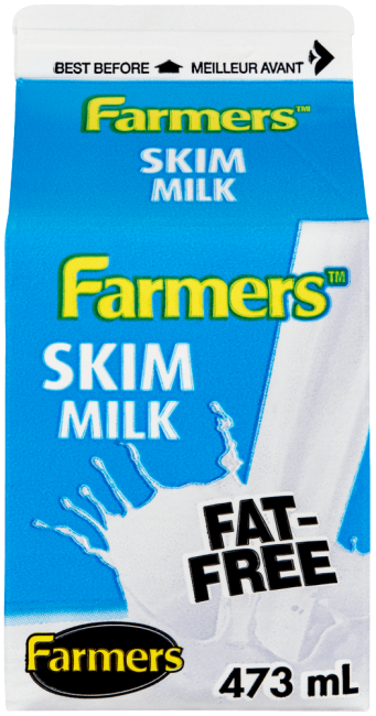 1 2 cup skim milk nutrition
